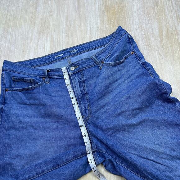 Old Navy High Rise OG Straight Secret Smooth Pocket Medium Wash Denim Jeans 16 - Picture 9 of 13
